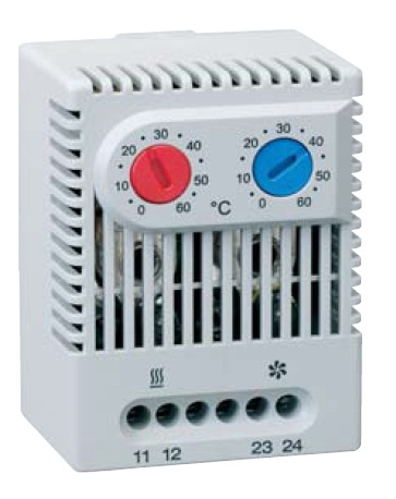 Терморегулятор двойной для нагревателя и вентилятора ZR 011 01175.0-00. ЦМО
